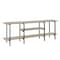 Manhattan Comfort Celine Side Table Console in Rustic Grey 25570-GY - alternate 3